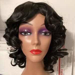 Wig Synthetic Black